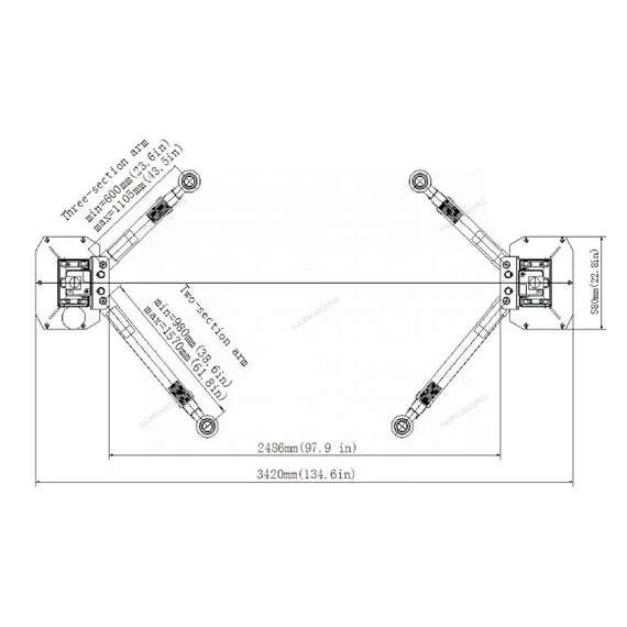 LAUNCH TLT245ATL 4,5 т Подъемник 380В 2х стоечный с верхней синхронизацией (красный) в Москве купить по выгодной цене 100kwatt.ru