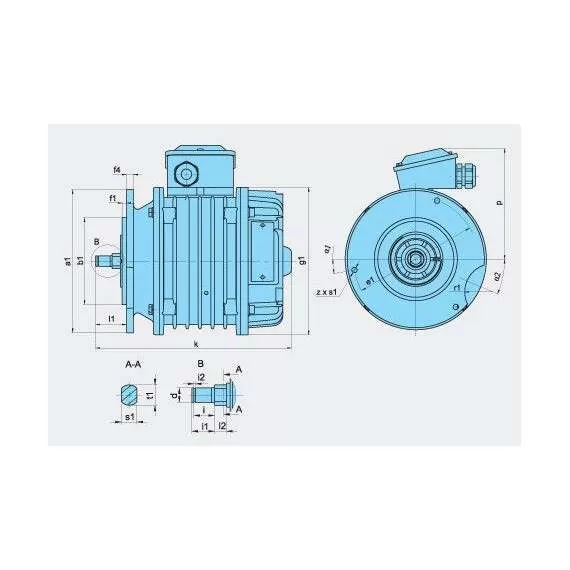 ККЕ 1407-12/4 Электродвигатель в Москве купить по выгодной цене 100kwatt.ru