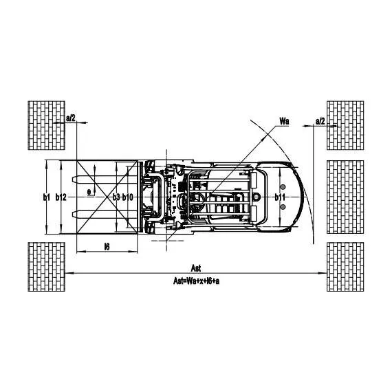 SMARTLIFT EFL252 2500 кг 4,8 м Li-ion Электропогрузчик вилочный в Москве купить по выгодной цене 100kwatt.ru