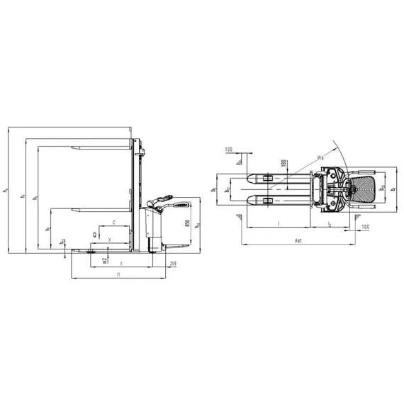 Noblelift PSE15-C DX29 1,5 т 2,9 м Штабелер самоходный с платформой оператора в Москве, Грузоподъемность: 1.5 тонны (1500 кг), Высота подъема вил, м.: 2.9 м, Тип батареи: Кислотная, необслуживаемая купить по выгодной цене 100kwatt.ru