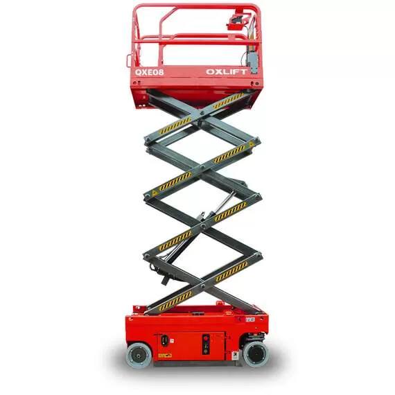 OXLIFT QXE 08230E 230 кг 6 м Ножничный самоходный подъемник купить по выгодной цене 100kwatt.ru