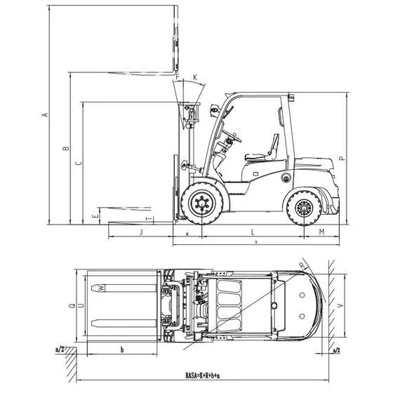 EP CPCD25T8 SS FFL 2500 кг 4,8 м Дизельный погрузчик, двигатель Mitsubishi, свободный ход вил, боковое смещение каретки, Грузоподъемность: 2.5 тонны (2500 кг), Высота подъема вил, м.: 4.8 м, Производитель двигателя: Mitsubishi купить по выгодной цене 100kwatt.ru