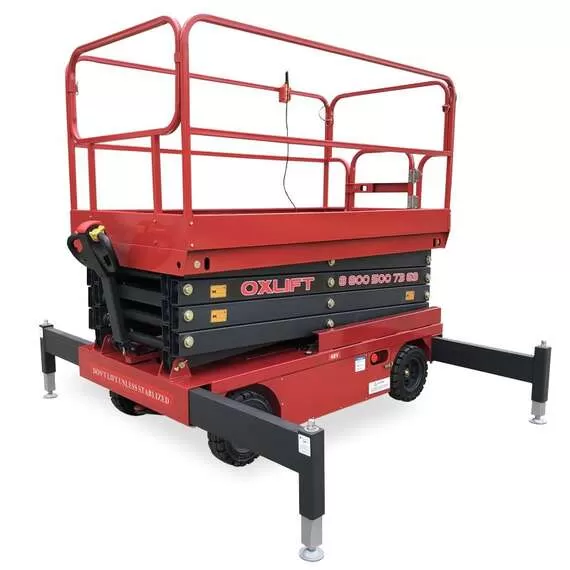 OXLIFT QZ-030-039 Ножничный самоходных подъемник 300 кг, 3.9 м в Москве купить по выгодной цене 100kwatt.ru