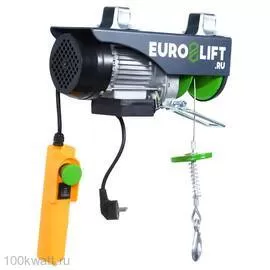 EURO-LIFT PA-500 (250/500 кг, 12/6 м) Тельфер электрический (миниэлектроталь, лебедка) 