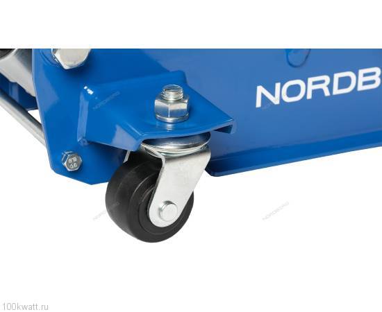 NORDBERG N32030 Домкрат подкатной 3 т 120-450 мм с резиновой насадкой , изображение 5