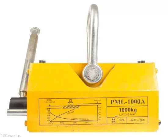 TOR PML-A 1000 (Г/П 1000 КГ) Захват магнитный, Грузоподъемность: 1 тонна (1000 кг) 